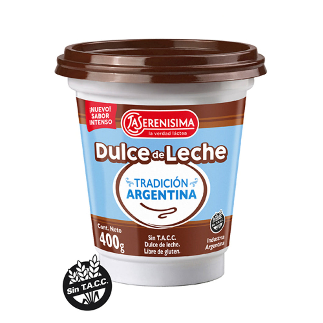 La Serenisima Caramel Custard / Dulce de Leche - Argentine Tradition - Tradición Argentina 400g