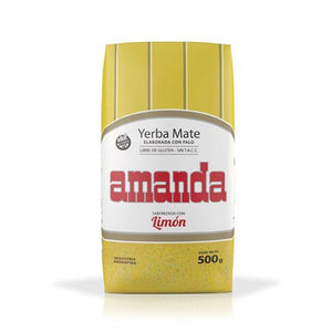 Amanda - Yerba Mate con Limon/with lemon con palo/with stems
