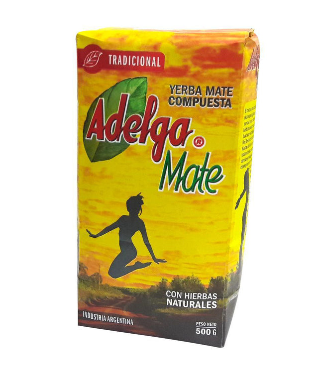 Adelgamate - Yerba Mate con hierbas (with herbs) 500g Yerba Mate Adelgamate