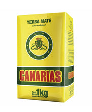 Load image into Gallery viewer, Canarias Yerba Mate 1 kg  (con Palo) 2.1 lb Yellow
