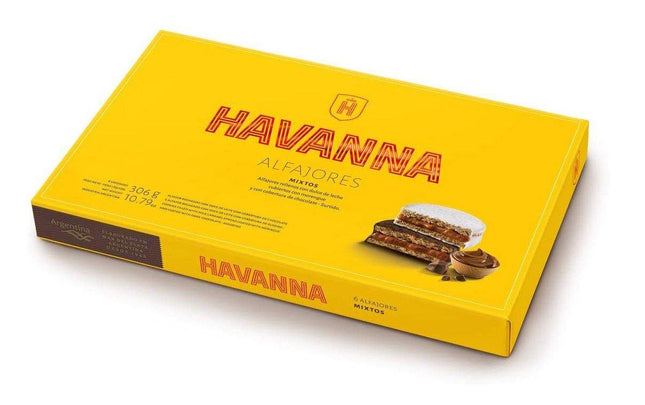 Havanna Alfajores - Mixed Chocolate and White Meringue (box of 6) Havanna