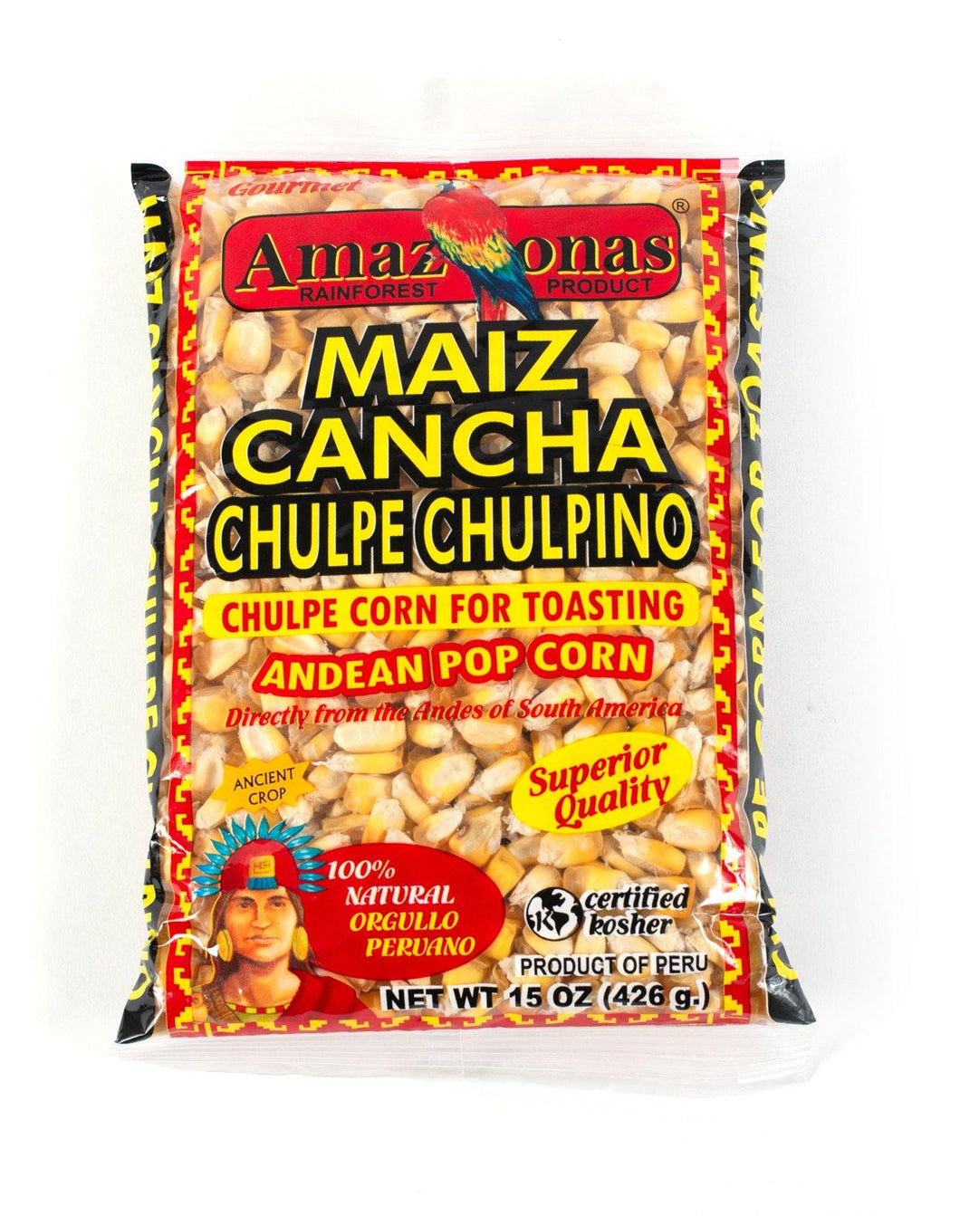 Amazonas Chulpe Corn/Andean Popcorn, Maiz Cancha Chulpe Chulpino - Amazonas Foods Online
