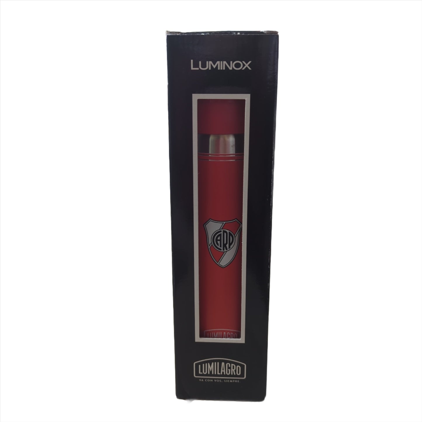 Lumilagro LUMINOX Estampado "River Plate" ACERO INOXIDABLE Rojo con caja (con caja)