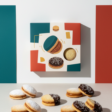 Alfajores assorted cookie box
