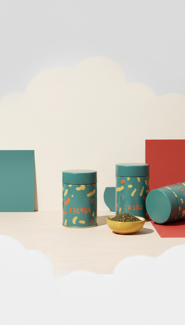 Yerba mate loose leaf tin
