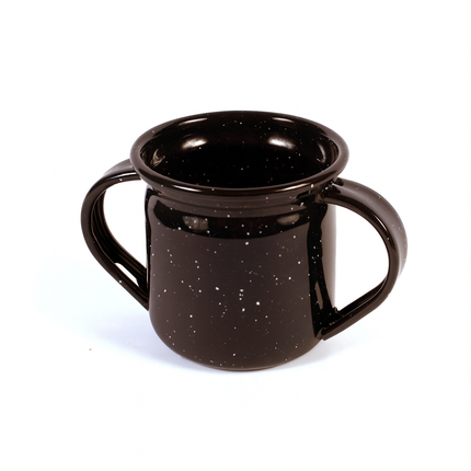 JOVIFEL Enameled Double-Handled Maté – Enlozado dos Asas Mates (small) Maté accessories Jovifel Cafe Brown
