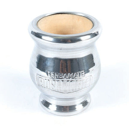 Rosamonte Metal Yerba Mate Gourd – Stainless Steel Exterior (Large) Mate Gourd Rosamonte