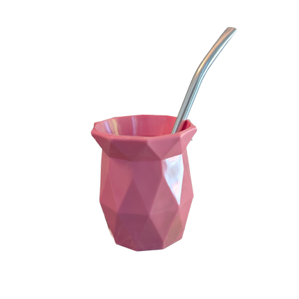 SEBILLE Sebimate Mate Cup with Yerba Straw – Sebimate con Bombilla Saca Yerba (Medium, Assorted Colors) Maté accessories Sebille