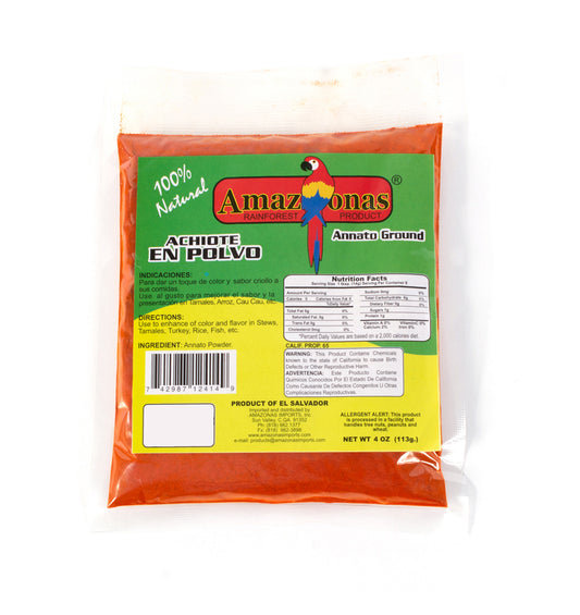 Amazonas Achiote Molido 4 oz