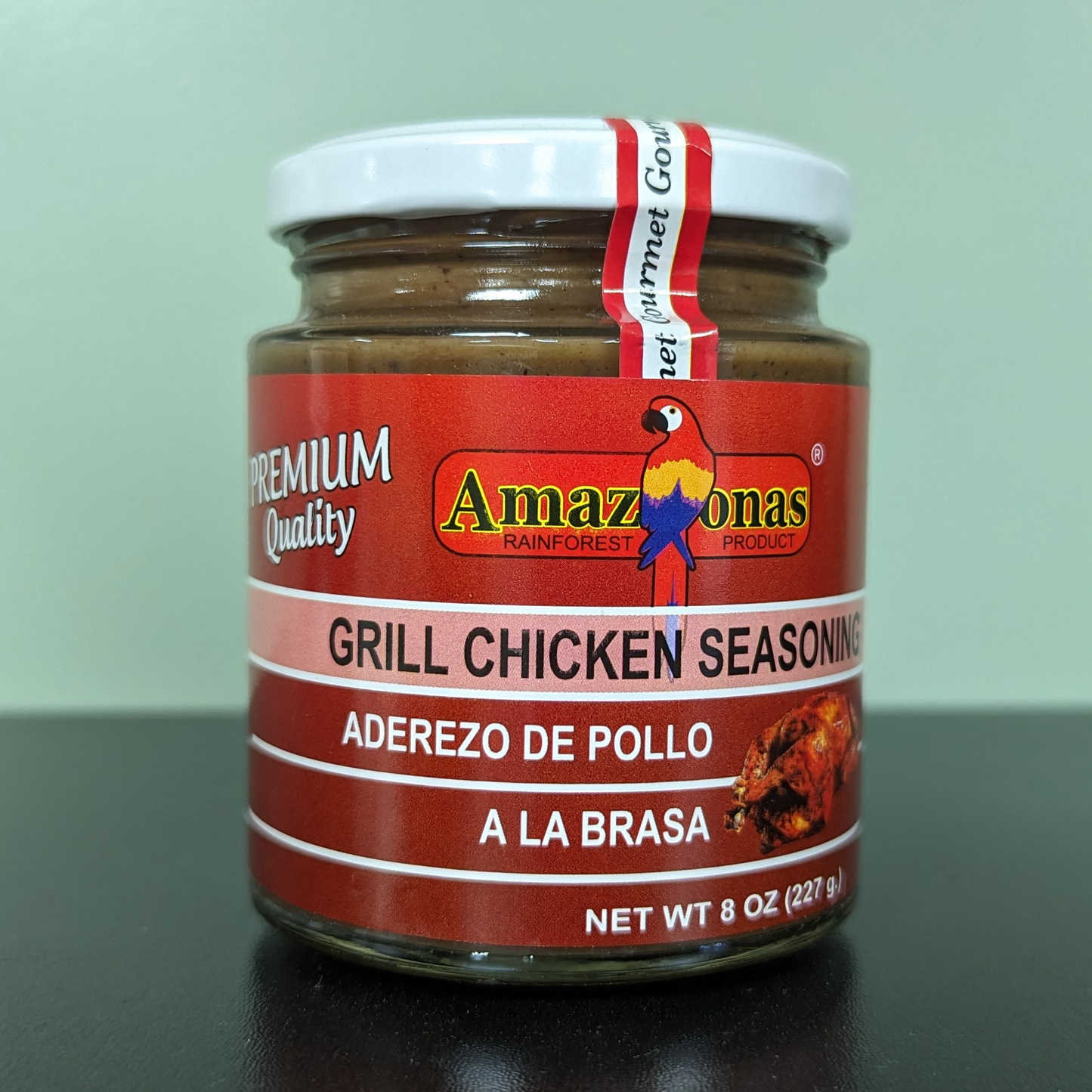 Amazonas Aderezo de Pollo a la Brasa / Salsa Condimentada de Pollo a la Parrilla (8oz)