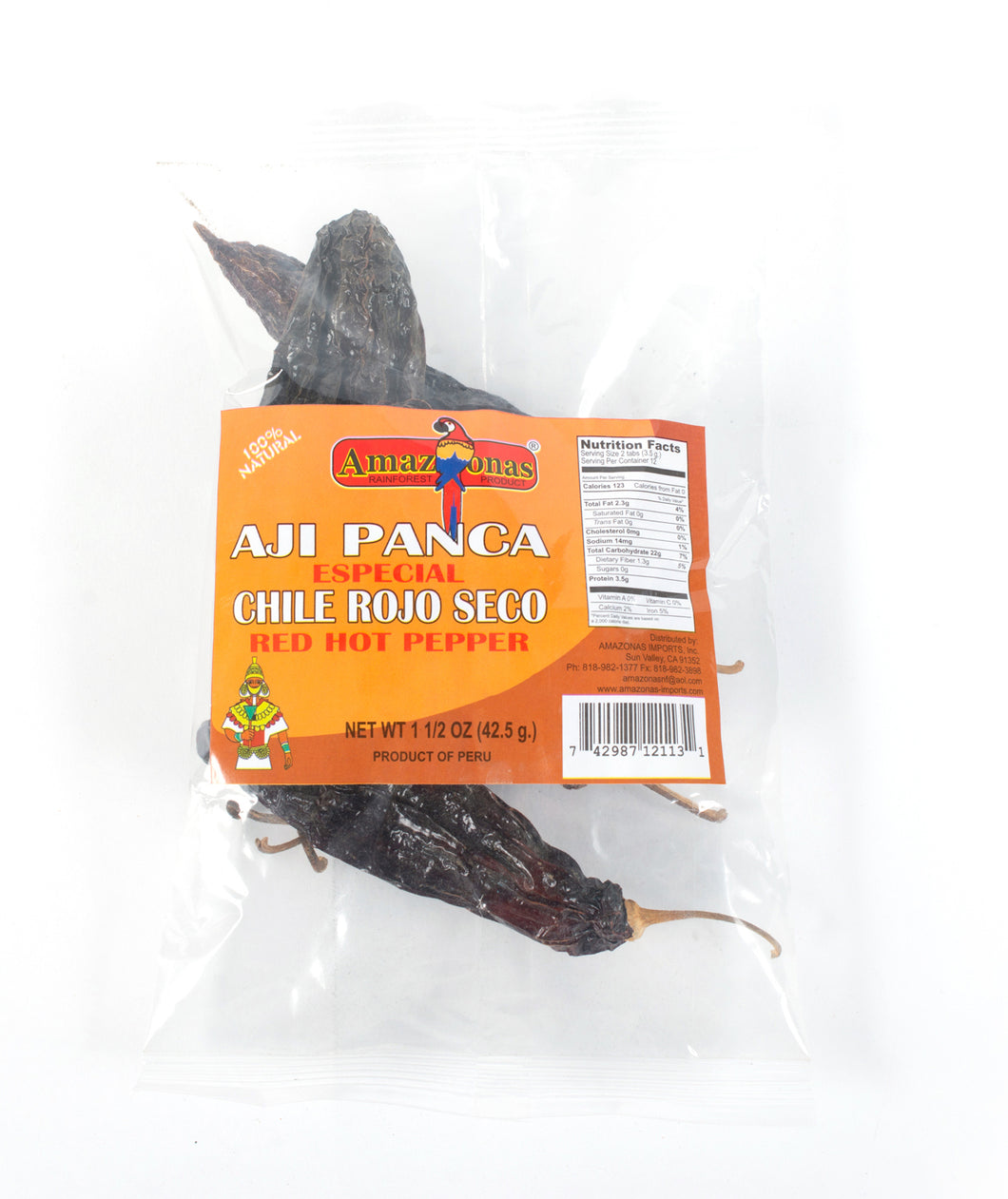 Amazonas Dried Red Hot Peppers