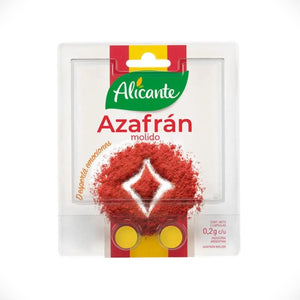 ALICANTE Azafrán Molido Saffron (ground saffron) 2 capsules