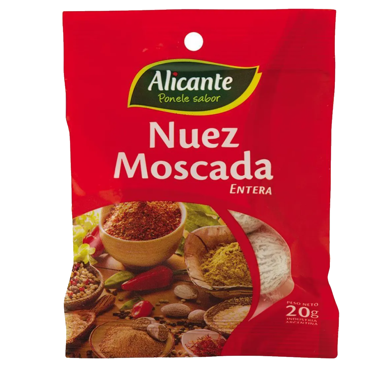 ALICANTE Nuez Moscada Entera (Nuez Moscada Entera) 20g