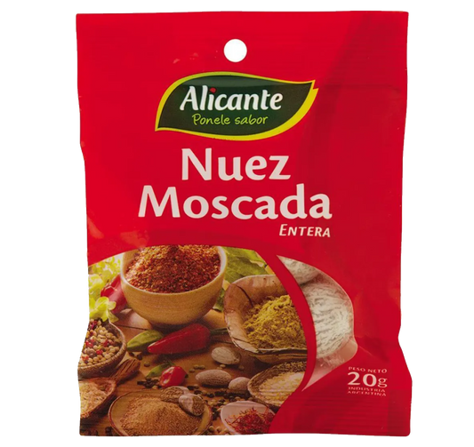 ALICANTE Nuez Moscada Entera (Nuez Moscada Entera) 20g