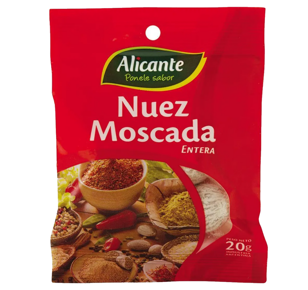 ALICANTE Nuez Moscada Entera (Whole Nutmeg) 20g