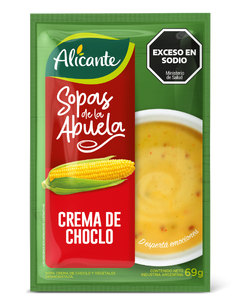 ALICANTE Sopa Crema de Choclo (Cream of Corn soup) 69g