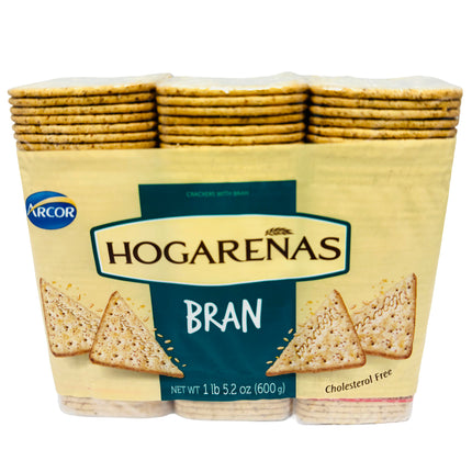 Arcor Hogareñas Bran Crackers – 600g (3 x 200g Packs) Specialty Foods ARCOR