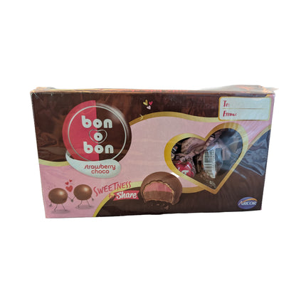 Bon o Bon Strawberry Choco – Gift Box (18 Pieces) Amazonas Foods