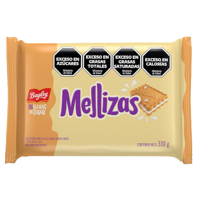 Bagley Mellizas - Lemon Cream Sandwich Cookies (3-Pack) (3 x 108 g) Specialty Foods Bagley