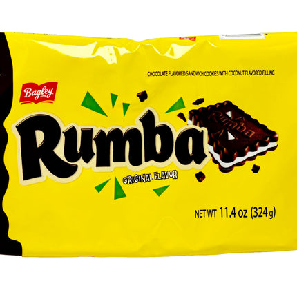 Bagley Rumba - Chocolate Sandwich Cookies with Coconut Filling (3-Pack) (3 x 108 g) Specialty Foods Bagley