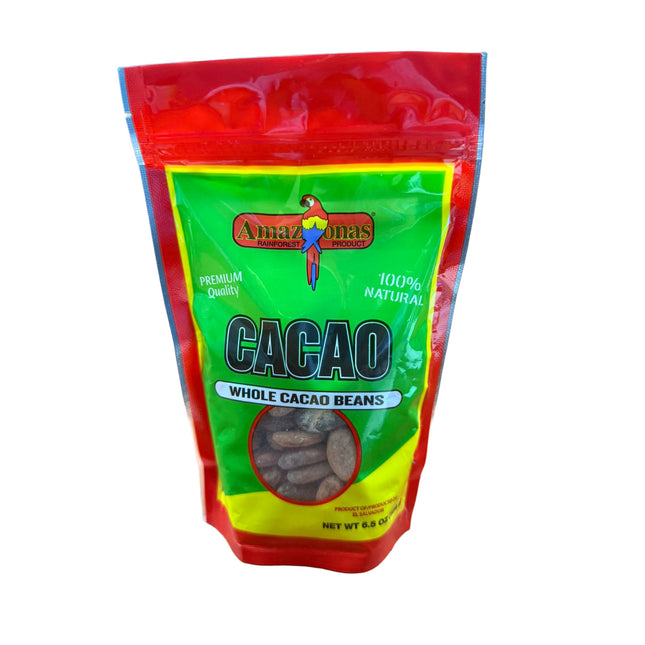 Amazonas Raw Whole Cacao Beans - Cacao (6.5 oz)