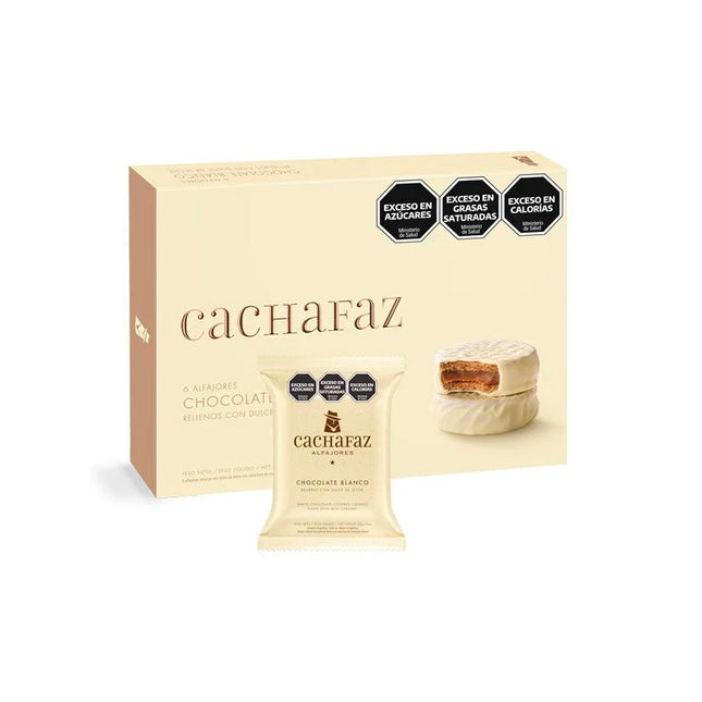 Cachafaz Alfajor de Choc. Blanco (240 g) Alfajores CACHAFAZ