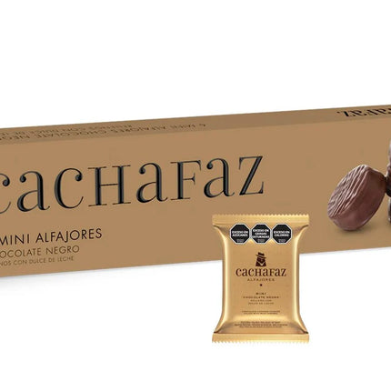 Cachafaz Alfajor Mini de Chocolate Negro (240 g) Alfajores CACHAFAZ