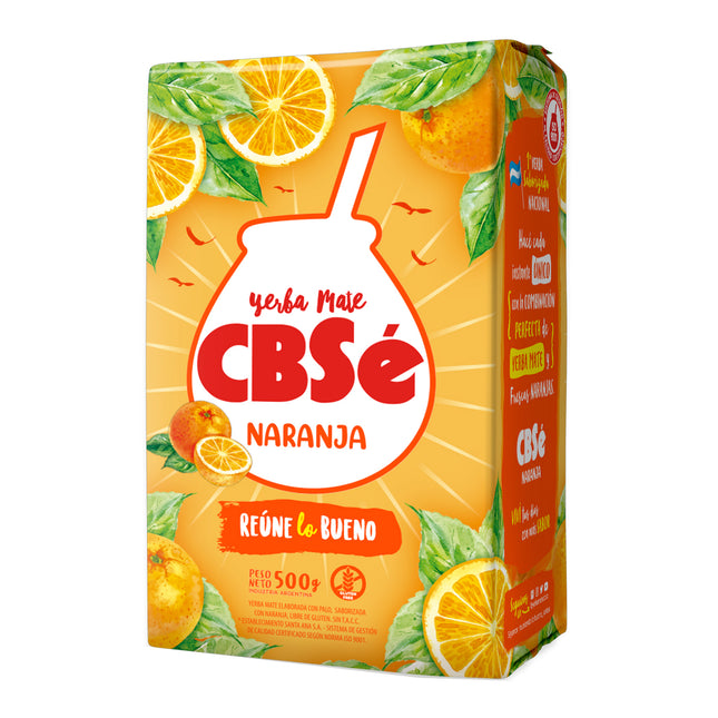 CBS’e - Hierbas con Naranja (Orange Flavor) Yerba Mate 500g/1.1 lb Yerba Mate CBSé