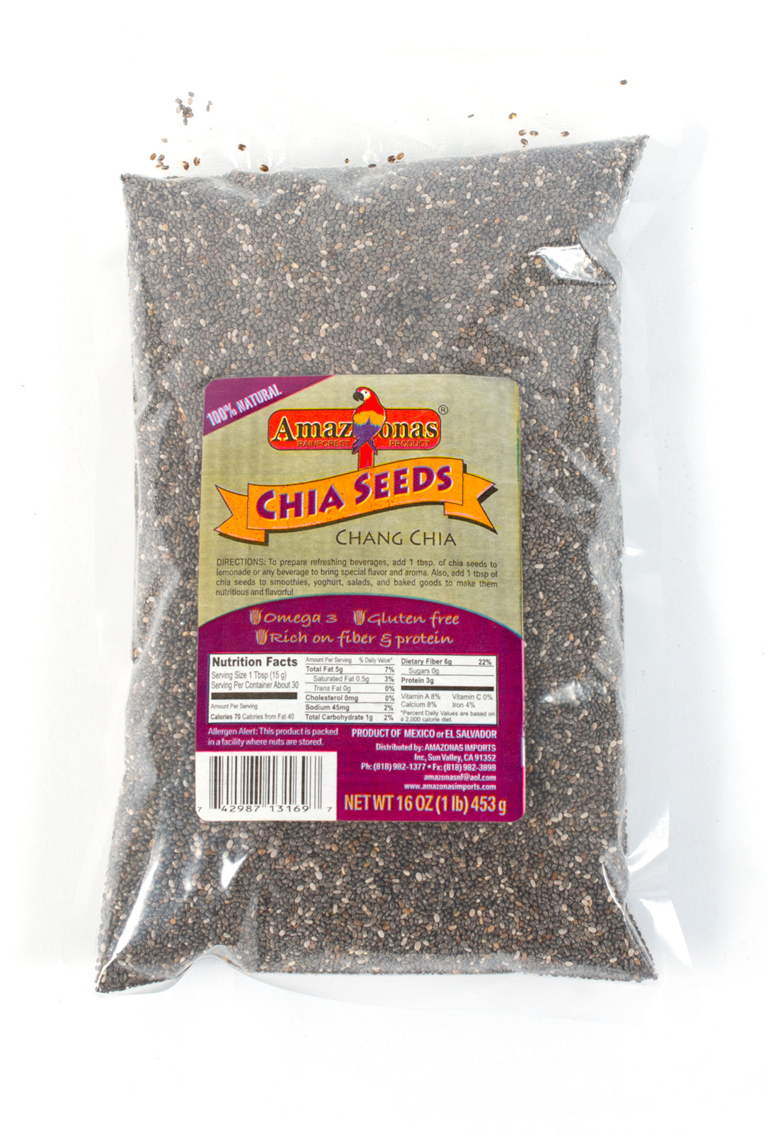 Amazonas Chia-Chang (Chia Seeds)