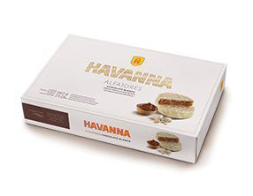 HAVANNA alfajores de Semilia, Relleno c/dulce leche 70% Cacao (caja de 4) Sin Gluten 