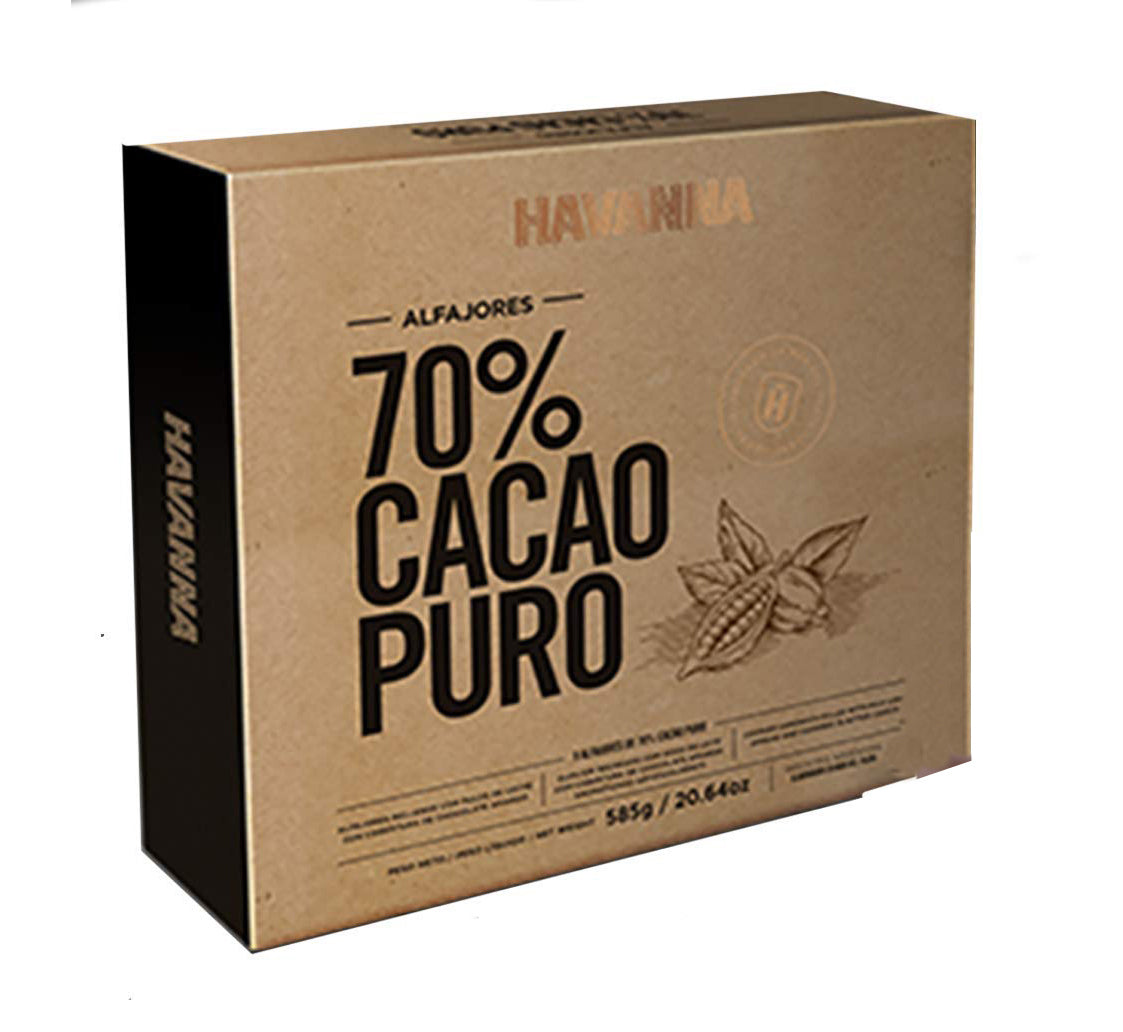 Havanna Alfajores -  de 70% Cacao Puro (box of 4)