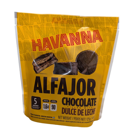 Havanna Alfajor Mini de Chocolate – Chocolate-Covered Dulce de Leche Cookies (5-Pack, 125g)