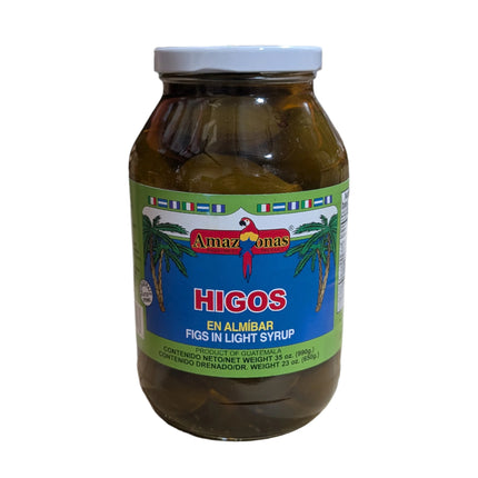 Amazonas Rainforest Product – Higos en Almíbar / Figs in Light Syrup (35 oz) Canned Preserves Amazonas Rainforest Product