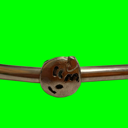 SEBILLE Metal Curved Bombilla with Spring Filter and Emoji Decorations – Bombilla de Metal Curva Emoji con Filtro de Resorte Bombillas Sebille Blowing a kiss