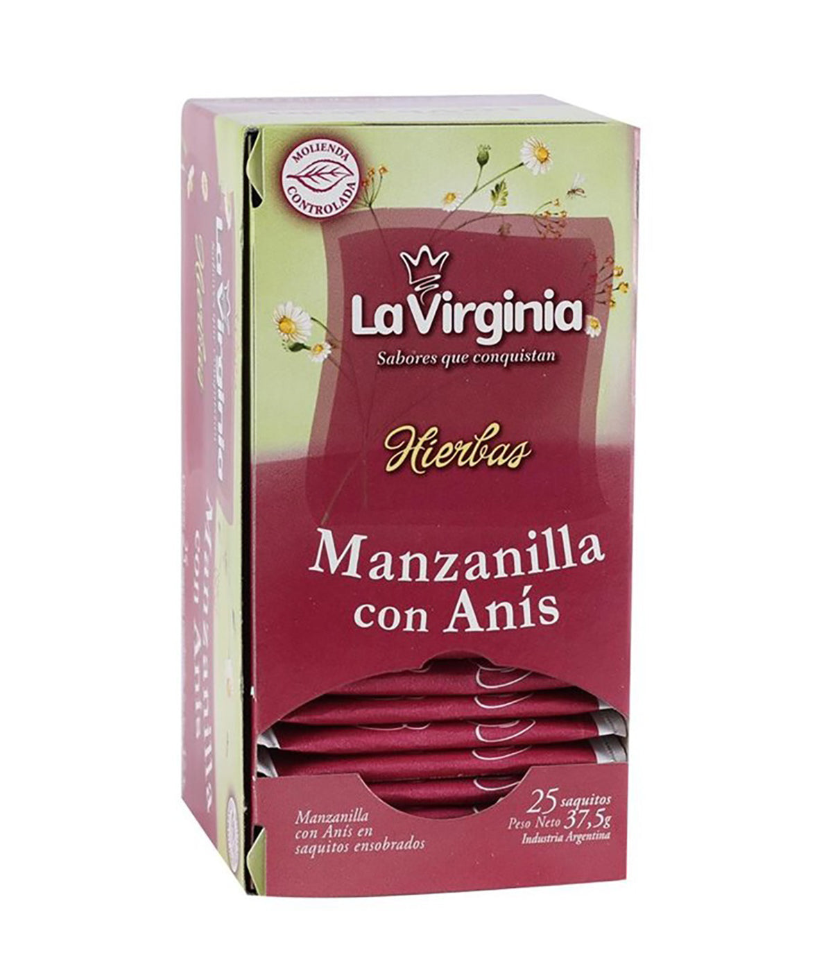 La Virginia Te Manzanilla (Té de manzanilla) y Manzanilla Con Anis (Manzanilla con regaliz)