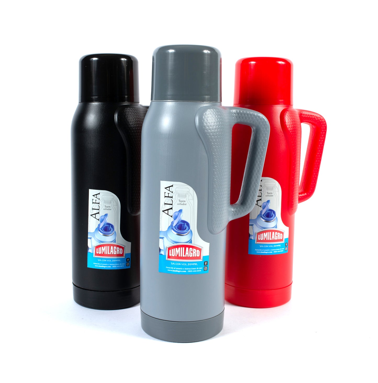 Lumilagro Alfa Thermos 1 Litre W/ Primer Cap