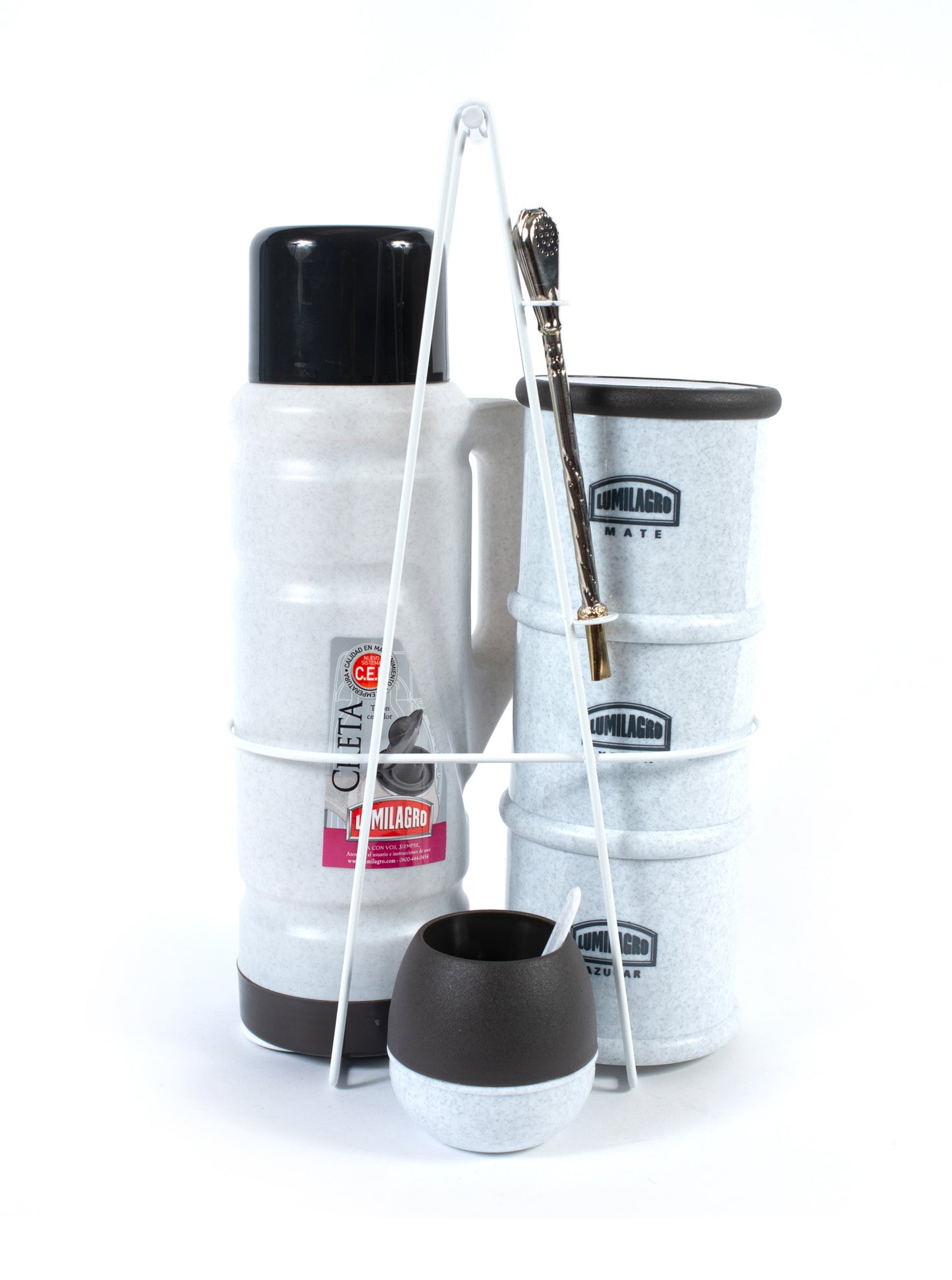 Lumilagro Creta Mate Thermos Set - Equipo Matero