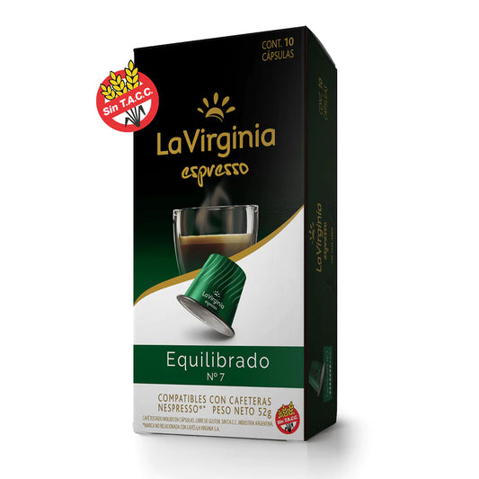 La Virginia  - Espresso Equilibrado N° 7 for original Nespresso (Box of 10)