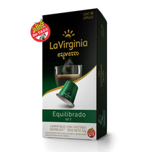 Load image into Gallery viewer, La Virginia  - Espresso Equilibrado N° 7 for original Nespresso (Box of 10)

