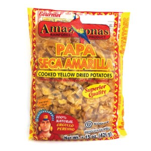 Papas amarillas secas cocidas del Amazonas, Papa Seca Amarilla