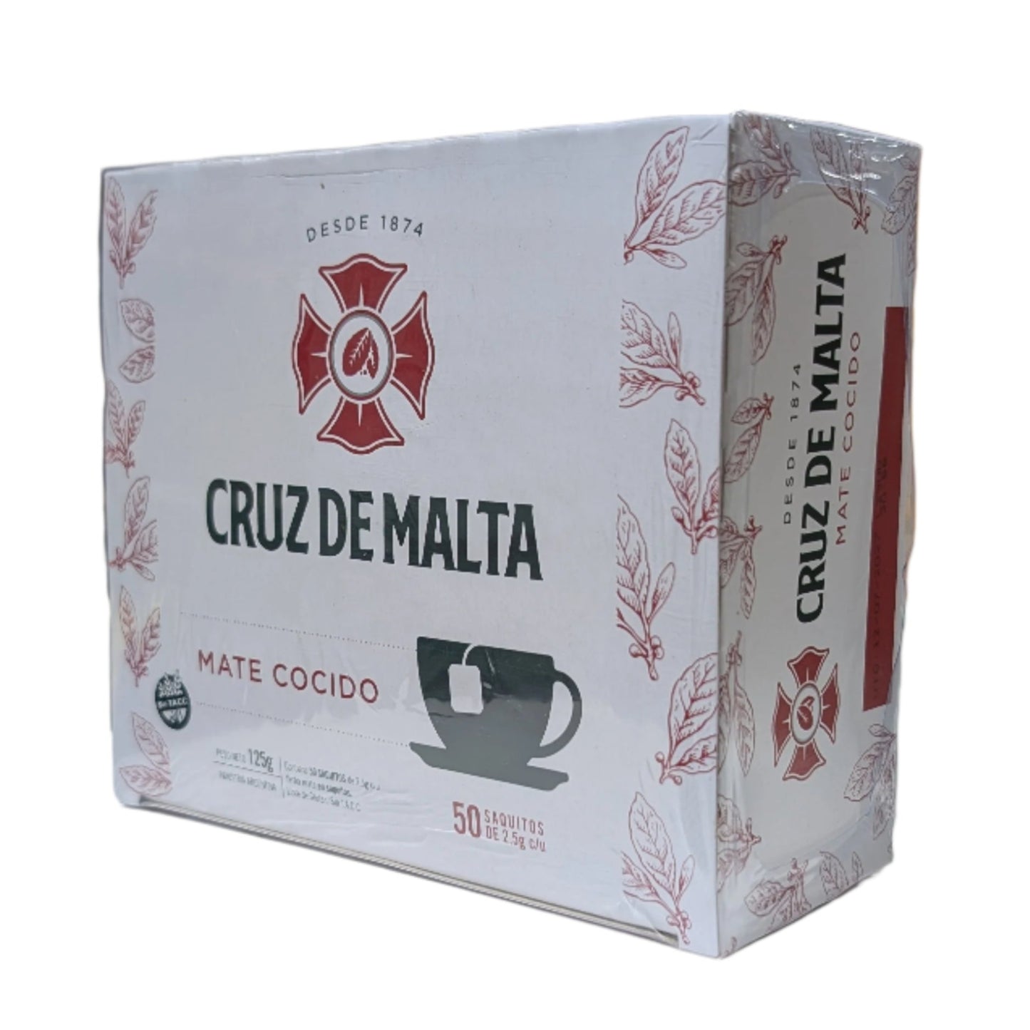 CRUZ DE MALTA - Yerba Mate Mate en Saquitos (Sin Ensobrar)