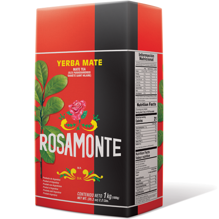 Rosamonte - "Traditional"con palo (with Stems) Yerba Mate Rosamonte 1 kg
