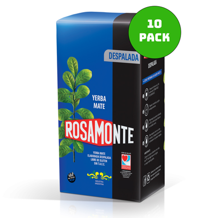 Rosamonte - Despalada (without Stems) Yerba Mate Rosamonte 1kg 10 Pack (case)