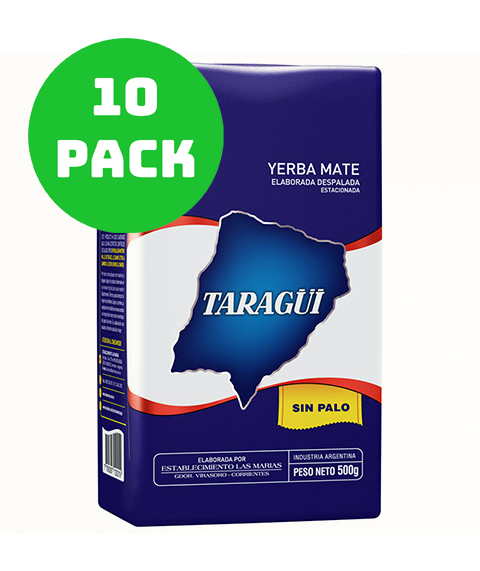 Yerba Mate Taragüi 1 kg Sin Palo Paquete Azul 2.1 lb