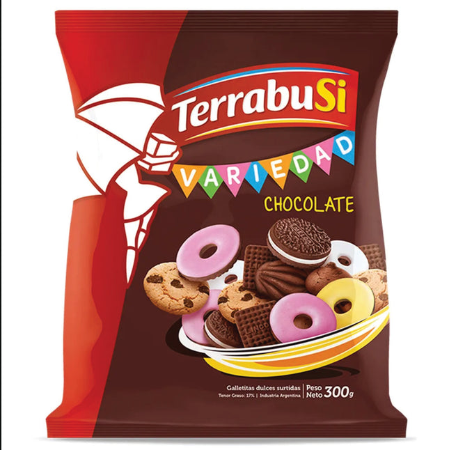 Terrabusi Variedad Chocolate - Assorted Chocolate Cookies (300 g) Chocolate TERRABUSI
