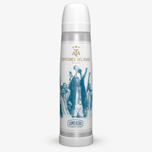Load image into Gallery viewer, Lumilagro LUMINOX Stainless Steel Thermos imprinted with &quot;Campeones Del Mundo&quot; Argentina World Cup Winner 2022 with Messi and team - 1L
