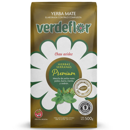 Verdeflor Yerba Mate Hierbas Serranos Premium (500g) Yerba Mate VERDEFLOR