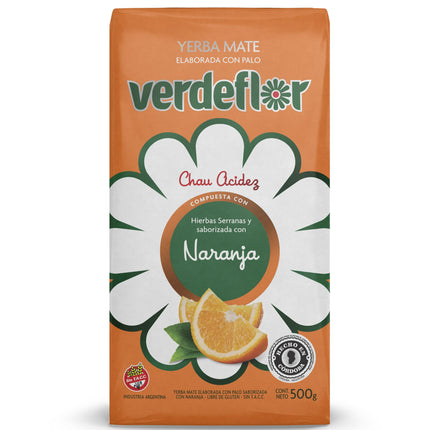 Verdeflor Yerba Mate con Naranja (500 g) Yerba Mate VERDEFLOR