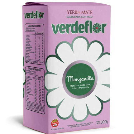 Verdeflor Yerba Mate Manzanilla (500 g) Yerba Mate VERDEFLOR