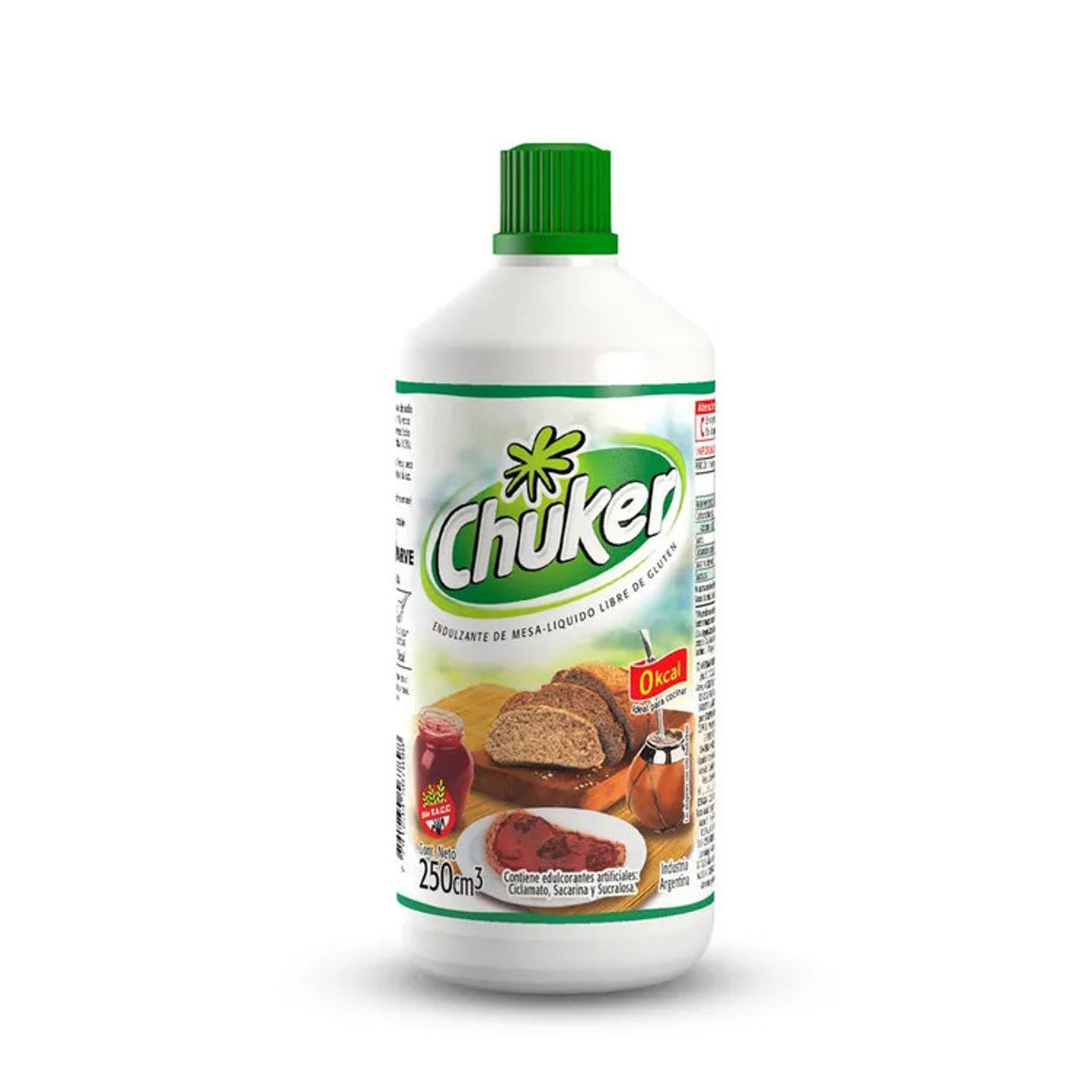 CHUKER con Stevia Edulzante Líquido 250 mL